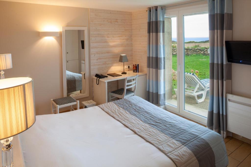 Logis Hotel Vent D'Iroise Plougonvelin Δωμάτιο φωτογραφία